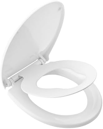 Ibergrif Toilettensitz Kinder 2 in 1 mit Absenkautomatik, antibakteriell, einfach montierbar, ideal für jedes Bad