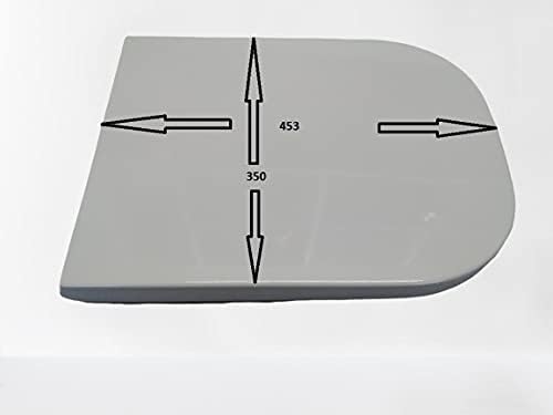 Ramm Toilettensitz Soft Close - Antibakterielles Duroplast für Badezimmerkomfort, kompatibel mit Roca Gap, einfache Mont