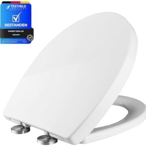 Ibergrif WC-Sitz mit Absenkautomatik, antibakteriell und einfach zu montieren – ideal für jedes Badezimmer!