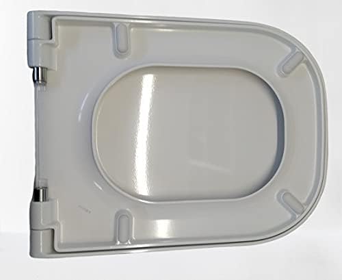 Ramm Toilettensitz Soft Close - Antibakterielles Duroplast für Badezimmerkomfort, kompatibel mit Roca Gap, einfache Mont