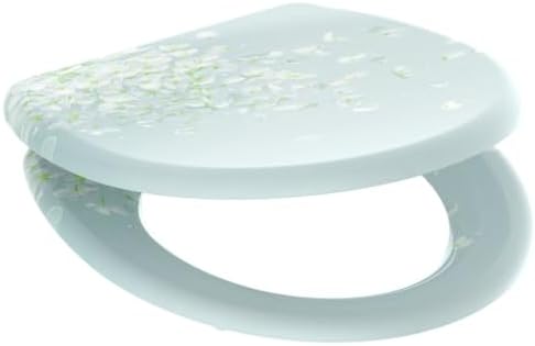 SCHÜTTE STONE WC-Sitz Duroplast mit Absenkautomatik & Schnellverschluss - ideale Reinigung, Belastung 150 kg, Steinmotiv