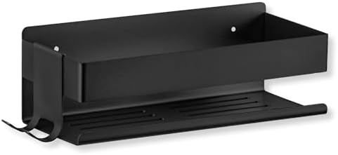 BENKSTEIN Duschablage 2er-Set | Duschregal zum Kleben oder Bohren | Praktische Halterung für Duschgel & Shampoo in Ihrem