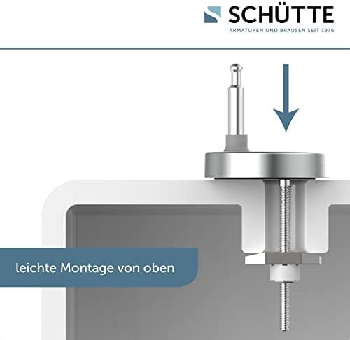 SCHÜTTE STONE WC-Sitz Duroplast mit Absenkautomatik & Schnellverschluss - ideale Reinigung, Belastung 150 kg, Steinmotiv