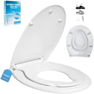 Antibakterieller Toilettendeckel mit Kindersitz – UV-beständig, einfache Montage & bis 250 kg tragbar