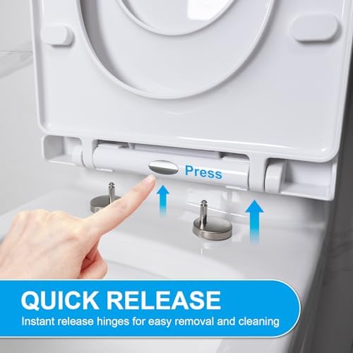 Ibergrif Toilettensitz Kinder 2 in 1 mit Absenkautomatik, antibakteriell, einfach montierbar, ideal für jedes Bad