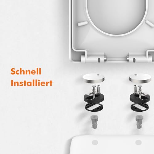 Ibergrif Toilettensitz Kinder 2 in 1 mit Absenkautomatik, antibakteriell, einfach montierbar, ideal für jedes Bad