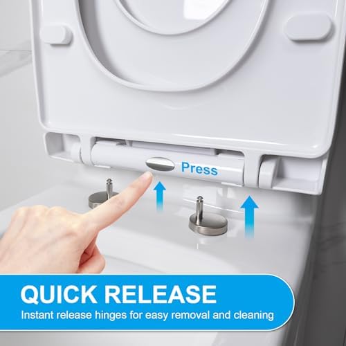 Ibergrif Toilettensitz Kinder 2 in 1 mit Absenkautomatik, antibakteriell, einfach montierbar, ideal für jedes Bad