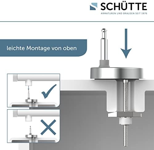 SCHÜTTE STONE WC-Sitz Duroplast mit Absenkautomatik & Schnellverschluss - ideale Reinigung, Belastung 150 kg, Steinmotiv