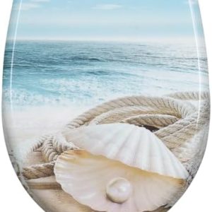 WOLTU Toilettendeckel mit Absenkautomatik - Softclose Klobrille für mühelose Montage im Badezimmer