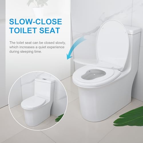 Ibergrif WC-Sitz mit Absenkautomatik, antibakteriell und einfach zu montieren – ideal für jedes Badezimmer!