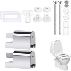 Universal WC Sitz Scharniere für Toilettendeckel – Langlebige ABS Befestigung, Softclose Zubehör für einfache Installati