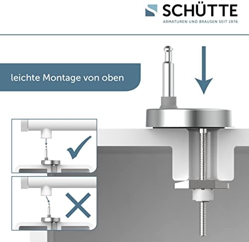 SCHÜTTE STONE WC-Sitz Duroplast mit Absenkautomatik & Schnellverschluss - ideale Reinigung, Belastung 150 kg, Steinmotiv