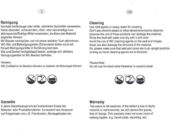 Ramm Toilettensitz Soft Close - Antibakterielles Duroplast für Badezimmerkomfort, kompatibel mit Roca Gap, einfache Mont